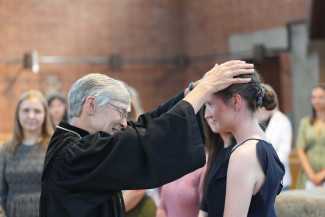 Segnung durch die Regionalbischöfin