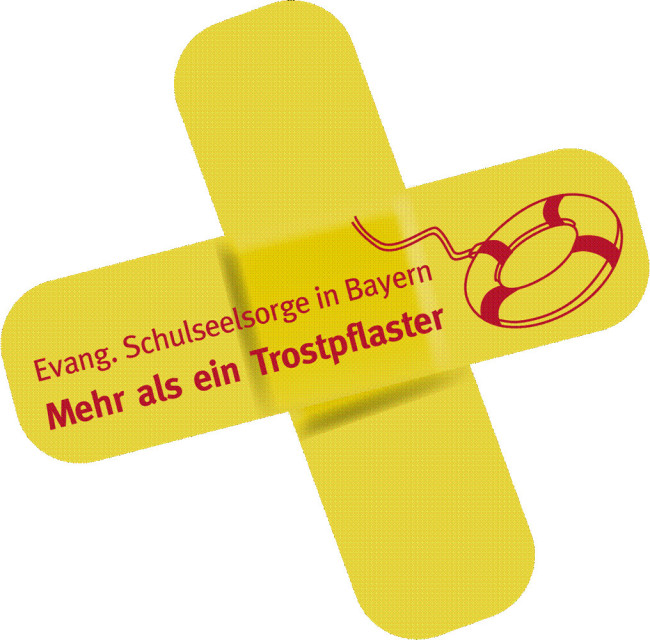 Pflasterkreuz: Logo der Schulseelsorge